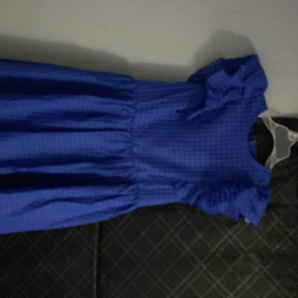 Blue dress